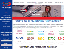 Tablet Screenshot of 1040taxbiz.com